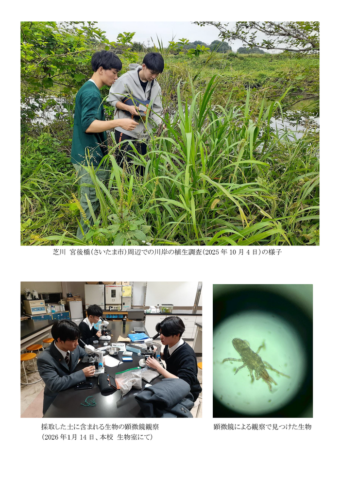 理科研究部2025年度 芝川 環境調査の報告（2026.1_ページ_2.pngのサムネイル画像